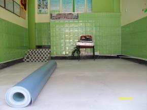 圭塘幼儿园PVC地板施工现场留影封面